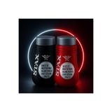 TRISTAX STAX Pudra Wax Saç Şekillendirici Seti, Kırmızı ve Siyah, 20g x 2