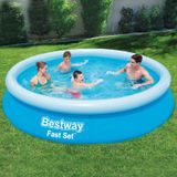Tritech Güçlendirilmiş Gövdeli Şişme Çember Havuz Yer Kaplamayan Pratik Büyük Boy Yazlık 3.66 m x 76 cm