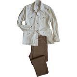 Tritek Erkek Safari Ceket C113 Taş Rengi Keten - L