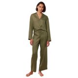 Triumph Kadın Silky Sensuality Pantolon Pajama Bottom, Martini Zeytin Yeşili, 38