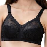Triumph Kadın sütyen Doreen Non Wired Bra Schwarz (Black 0004) 110E