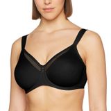 Triumph Kadın True Shape Sensation W01 Minimizer sütyen,Siyah,95C,Poliamid,Düz,Sütyen