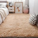 Trivago Halı Yıkanabilir Yumuşak Peluş Post Çocuk Odası Oturma Odası Salon Mutfak Halısı - 120 x 320 cm - Vizon