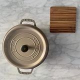 Trivet, 2'li Set Akasya Ahşap Bulaşıklık