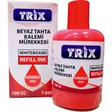 Trix Beyaz Tahta Kalemi Mürekkebi 100 ml Kırmızı
