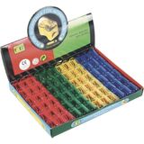 Trix Kalemtraş Mini Hazneli, 12 Adet, Sarı, Kırmızı, Yeşil, Mavi - Çok Renkli