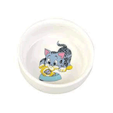 Trixie 0.3 lt 11 cm Kahverengi Kedi Seramik Mama Su Kabı