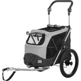 TRIXIE 12794 bisiklet römorku, hızlı katlama fonksiyonu, S
