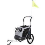 TRIXIE 12796 bisiklet römorku, hızlı katlama fonksiyonu, M