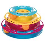 Trixie 25x13 cm Plastik 3 Katlı ve Toplu Kedi Oyuncağı