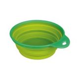 Trixie 500 ml 14 cm Kedi ve Köpekler için Silikon Katlanabilir Seyahat Mama ve Su Kabı