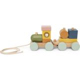 Trixie Ahşap Mini Tren Seti Oyuncak - 20.7x7.5x9.5