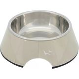 Trixie Köpek Mama Ve Su Kabı, Melamin/Paslanmaz 0.2Lt/Ø14cm, Kum Beji