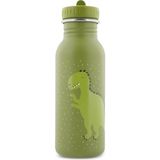 Trixie Mr. Dino Çelik Matara 500 ml Yeşil BPA İçermeyen Hafif ve Kullanışlı