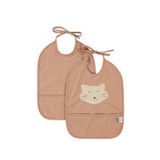 Trixie Mrs.cat Sıvı Geçirmez 2'li Mama Önlüğü Seti - Pembe