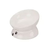 Trixie Seramik Yükseltilmiş 0.15 lt Beyaz Kedi Mama ve Su Kabı