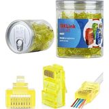Trklink Ez RJ45 Konnektör (Sarı) 100 'lü Paket Yeni Nesil