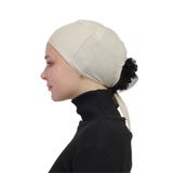 TRModam Kaymaz Dikişsiz Bağlamalı Tesettür Bone – Pratik ve Rahat Kullanım