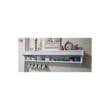 TrMuko Café Royale Vintage Mutfak Rafı - Dekoratif Fincan ve Kupa Askılığı - Şık Tasarım 120cm 1. Sınıf MDF