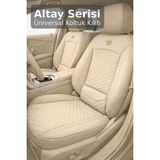 Trobus Altay Serisi Bel Destekli Koltuk Kılıfı (Ön+Arka) - Toyota Chaser / Mark Ii / Aristo / Avalon 1980–2005 - Bej
