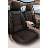 Trobus Citroen C-Elysee 2012 ve Sonrası Araca Uyumlu Koton Kumaş Kapitone Bel Destekli Koltuk Kılıfı Softcotton Serisi Kırmızı