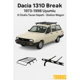 TROBUS Dacia 1310 Break 1973-1998 Uyumlu 6 Oluklu Tavan Sepeti - Station Wagon