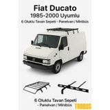 TROBUS Fiat Ducato 1985-2006 Uyumlu 6 Oluklu Tavan Sepeti - Panelvan / Minibüs