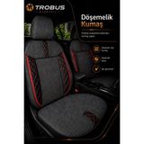Trobus Fiat Fiorino 2007+ Dokumaline Serisi Döşemelik Kumaş Kırmızı Koltuk Kılıfı