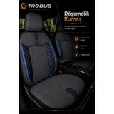 Trobus Fiat Fiorino 2007+ Dokumaline Serisi Döşemelik Kumaş Mavi Koltuk Kılıfı