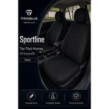 Trobus Fiat Fiorino 2007 Sonrası Uyumlu Sportline Serisi Siyah Ortopedik Tay Tüyü Koltuk Kılıfı