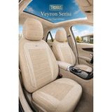 Trobus Fiat Fiorino 2007 Sonrası Uyumlu Veyron Serisi Bej Tay Tüyü Koltuk Kılıfı