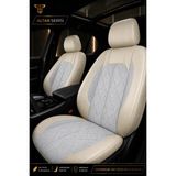 Trobus Fiat Fiorino 2007+ Uyumlu Altar Serisi Tay Tüyü Bej Premium Koltuk Kılıfı