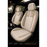 Trobus Fiat Fiorino 2007+ Uyumlu Inci Serisi Tay Tüyü Bej Premium Koltuk Kılıfı