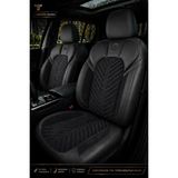 Trobus Fiat Fiorino 2007+ Uyumlu Vertör Serisi Ortopedik Tay Tüyü Siyah Koltuk Kılıfı