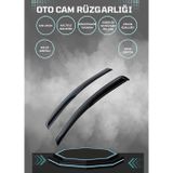 TROBUS Fiat Fiorino 2015 Cam Rüzgarlığı 2'li Takım