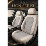 Trobus Ford Connect 2004-2010 Uyumlu Lion Serisi 2+1 Ticari Tay Tüyü Bej Koltuk Kılıfı