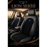Trobus Ford Connect 2010-2014 Uyumlu Lion Serisi 2+1 Ticari Tay Tüyü Mavi Koltuk Kılıfı