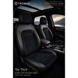 Trobus Ford Tourneo Courier 2014-2024 Bel Destekli Tay Tüyü Koltuk Kılıfı Prestige Line Siyah