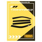 Trobus Hyundai i20 2009-2014 HB Tam Uyumlu Mügen Cam Rüzgarlığı 4lü