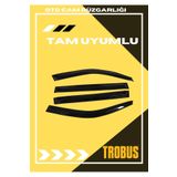 TROBUS Hyundai i20 2014-2020 HB Tam Uyumlu Mügen Cam Rüzgarlığı 4lü