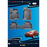 Trobus Hyundai Tucson (Abd) 2010-2015 Için 5,5d Carbon Style Havuzlu Paspas - Tpe Malzeme - Siyah