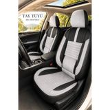 Trobus Renault Broadway 1990-2000 Uyumlu Apex Serisi Tay Tüyü Gri Siyah Oto Koltuk Kılıfı - Gri - Siyah