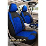 Trobus Renault Broadway 1990-2000 Uyumlu Monaco Serisi Deri Mavi Oto Koltuk Kılıfı