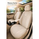 Trobus Renault Broadway 1990-2000 Uyumlu Monza Serisi Tay Tüyü Bej Oto Koltuk Kılıfı