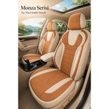 Trobus Renault Broadway 1990-2000 Uyumlu Monza Serisi Tay Tüyü Tarçın Bej Oto Koltuk Kılıfı