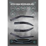 TROBUS Renault Clio 2002 Cam Rüzgarlığı 4lü Takım