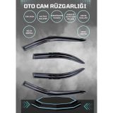 TROBUS Renault Clio 3 Hatchback 2005 Cam Rüzgarlığı 4lü Takım