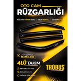 TROBUS Renault Fluence Icon Privilege 2013-2016 Cam Rüzgarlığı 4'lü
