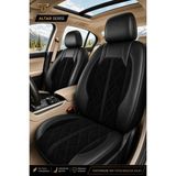 Trobus Renault R9 Broadway 1990-2000 Uyumlu Altar Serisi Tay Tüyü Siyah Oto Koltuk Kılıfı