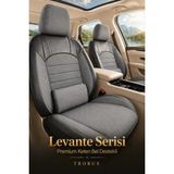 Trobus Renault R9 Broadway 1990-2000 Uyumlu Levante Serisi Keten Füme Oto Koltuk Kılıfı